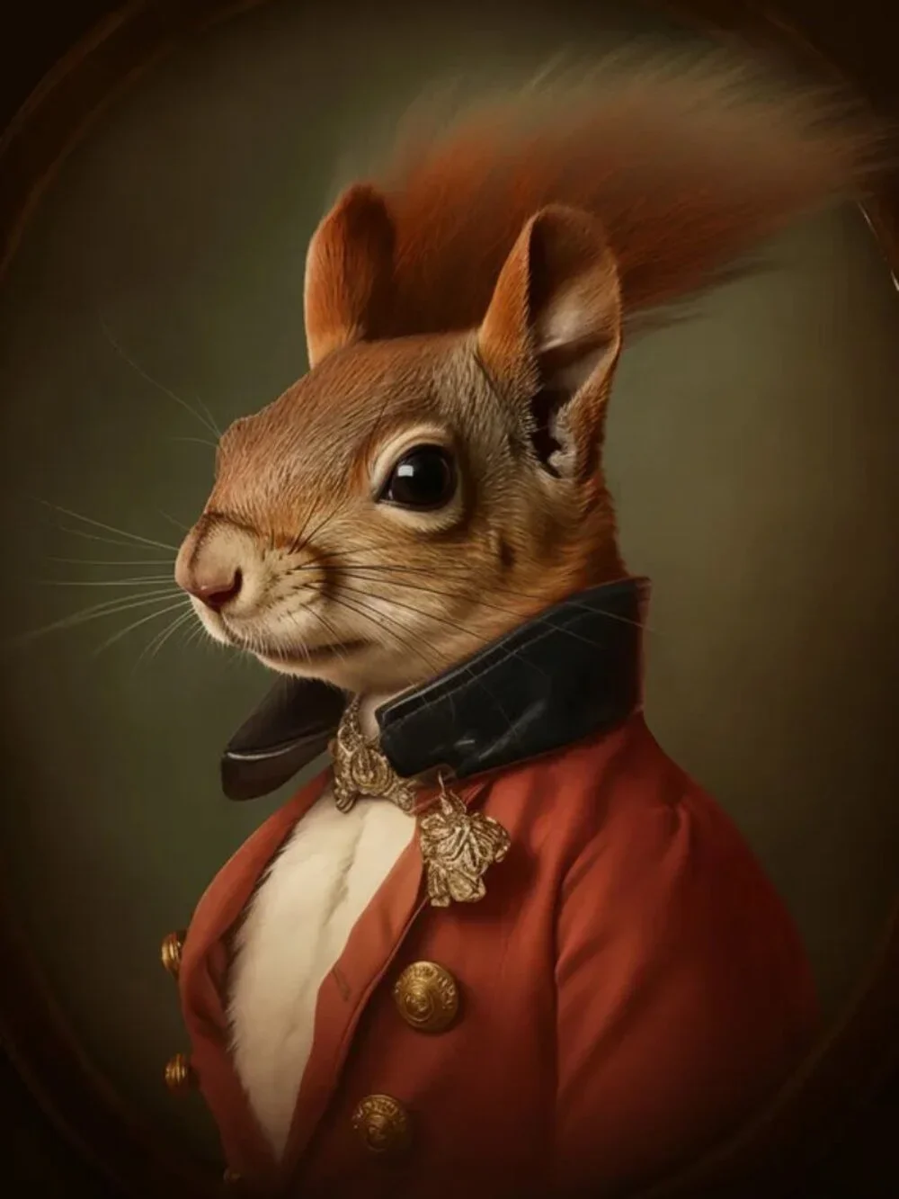 Framed Poster Squirrel Portrait - 19